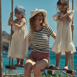 EUC Doen Vivi Stripe xs tee shirt